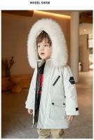 Chaqueta de Plumífero de Pato Blanco para Invierno 2025 Abrigo Exterior Cálido para Niños y Niñas - details 8