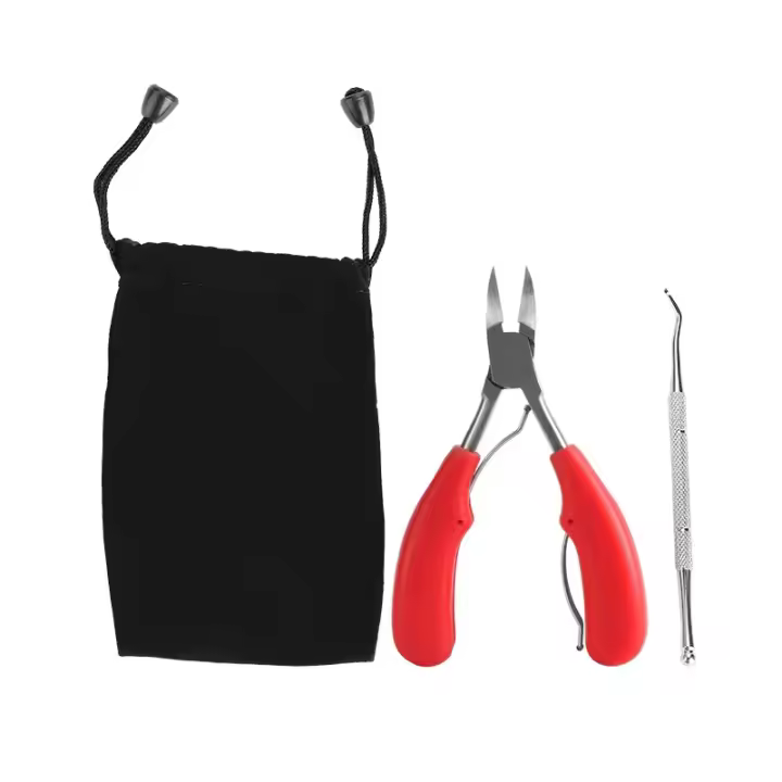 Cortaúñas de Acero Inoxidable Kit de Pedicura para Viajes Pimienta de Uñas Gruesa - 1