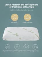 Almohada de Espuma de Memoria de Bambú Cuidado de Cuello Cervical para Hotel, B&B, Hogar - details 1