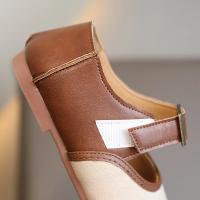 Zapatos planos de cuero para niñas pequeñas, calzado de princesa dulce, Retro, Vintage, informal, clásico, para primavera y otoño, 21-30, 2024 - details 15