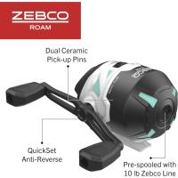 Caña de Pescar Telescópica de 6 pies Caña de Pesca de Fibra de Vidrio Duradera con Mango ComfortGrip Preenrollada con Línea de Pesca Zebco Cajun - details 17