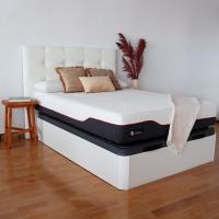 Tapizado Acolchado de Dormitorio Modelo Tablet Largo en Polipiel Blanco y Medida 180 x 125 cm para Camas - details 4