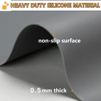 Estera de silicona de varios tamaños, Mantel Individual grande de vinilo para mesa, resistente al calor, antideslizante, para Picnic, cena, Protector de encimera, almohadilla ESD - details 0
