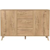 Aparador Salón, Buffet, Mueble Auxiliar, 2 Puertas y 3 Cajones - details 3
