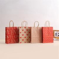 Bolsas de regalo para el Día de San Valentín, bolsas de dulces con asas, corazón, amor, bolsas de papel para boda y San Valentín, M 24 piezas - details 3