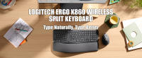 Teclado Inalámbrico Bluetooth Logitech ERGO K860 Teclado Ergonómico para Computadora, Laptop, Oficina de Negocios Accesorios de Electrónica Básicos - details 0