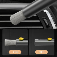 Cepillo de limpieza de coche salida de aire acondicionado cepillo para detalles eliminador de piedras de neumáticos multifunción gancho para romper ventanas herramienta de martillo de seguridad - details 6