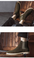 Chelsea botas de cuero genuino otoño e invierno botas de los hombres británicos - details 20