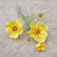 Rama de flor de Cosmos Artificial de lujo, simulación realista de plástico, crisantemo, flor falsa elegante hecha a mano - details 20