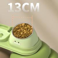 Cuenco para gato 3 en 1 antiasfixia, protección para el cuello desmontable, bebedero para perro y gato, alimentador de gran capacidad, cuenco antideslizante para comida para perros y gatos - details 6