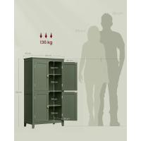 Mueble de Baño Almacenamiento Regulable Armario de Cocina con 2 Cajones y 2 Puertas - details 10