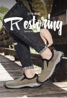 2024 nuevo senderismo al aire libre Camping ligero correr trotar deportes casuales zapatos de hombre mocasines antideslizantes zapatos de senderismo tamaño grande 39-49 - details 1