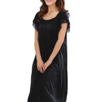 Las mujeres usan vestidos de noche sexys de seda helada Ence lisos, pijamas de mujer, pijamas de talla grande - details 2