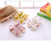 Sandalias de gladiador con flores para niña, zapatos de playa suaves, sandalias florales de verano, moda de princesa, alta calidad - details 2