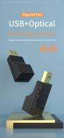 VAORLO-transmisor de Audio Bluetooth de fibra óptica USB, adaptador inalámbrico de música estéreo T V Hifi de baja latencia para PC PS4/3 Xbox Series - details 0