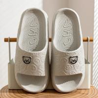 Zapatillas de Hombre de Verano Dibujos de Osito, Suela Suave y Gruesa, Antideslizante, Chanclas Exquisitas para Baño, Playa, Aire Libre para Parejas - details 4