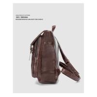 Mochila Mochila Estilo Universitario Bolso Retro De Cuero Suave Para Mujer Bolso Escolar Informal De Gran Capacidad - details 6