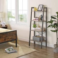 Estantería de 5 Niveles, Librería Industrial, Fácil de Montar, para Salón, Dormitorio, Cocina, Marrón Rústico y Negro LLS45X - details 13