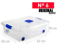 Caja de Almacenaje con todos tamaños plástico de alta calidad, reutilizable y reciclable resistente con tapa ,cierres y ruedas 5/12/16/25/30/31/35/36/46/55/56/57/61litros marca PlacticForte - details 5