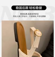 Sandalias planas con clip para mujer, nuevas de verano para uso al aire libre con faldas, chanclas de playa - details 6