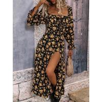 Vestido elegante floral bohemio de temporada para mujer - details 3