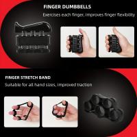 Kit de Entrenador de Fuerte Agarre Paquete de 5 con Exercisador de Dedos de Acero Aleado - details 2