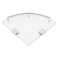 Estante de Pared de Vidrio Triangular 6 mm Montado en la Pared Ideal para Baño - details 3
