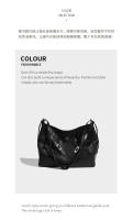 Slack bolso de mano de gran capacidad bolso de las mujeres nuevo bolso de ordenador de proximidad bolso de mensajero de hombro bolso grande negro - details 6