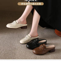 Zapatillas de Moda para Mujer Verano Cómodas y Suaves con Agujeros Zapatillas de Hueco Estilo para Mamá - details 1