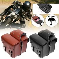 Bolsas de sillín de ajuste Universal, caja de bolsa de viaje para horquilla de almacenamiento, casco lateral de motocicleta, 2 uds. - details 12
