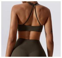 Sujetador Deportivo de Espalda Cruzada para Mujeres Top Deportivo de Yoga y Gimnasio Fitness Material de Nylon Transpirable y Hermoso - details 23