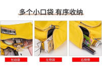 Binba y Lola Bandolera amarilla para cámara Mini bolso de hombro tipo bandolera de moda de verano - details 10