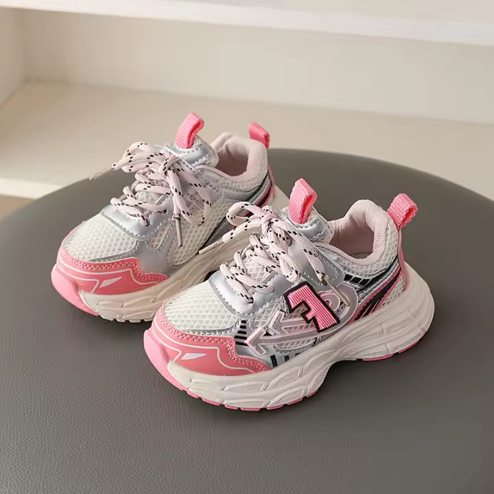 Zapatos deportivos para niños primavera y otoño nuevos zapatos de papá de suela suave de malla para niños zapatos de niño para niñas zapatos casuales para bebés - 1