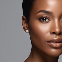 Pendientes de Moissanita de Oro 14k Joyería de Lujo para Mujeres con Certificado - details 2