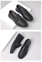 Zapatos de Cuero de Oveja Estilo Británico para Hombres Zapatos Formales de Negocios Casuales con Un Solo Pedal - details 9