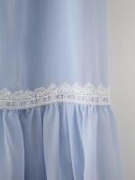 Vestido de tirantes finos de longitud media con borde floral elegante para mujer nuevo estilo - details 7