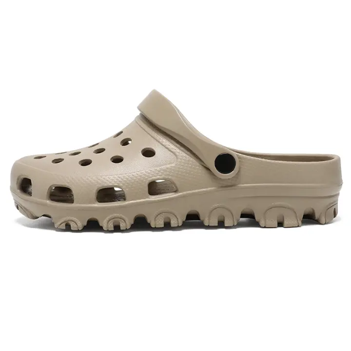 Zuecos antideslizantes para hombre y mujer, zapatos de playa con correa ajustable, Zapatillas de casa - 1