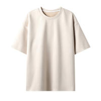 Camiseta Retro de Ante de Manga Corta Ajuste Suelto Vintage para Hombres y Mujeres - details 2