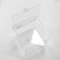 EXPOSITOR CAJA DE METACRILATO CON PUERTA SUPERIOR TRANSPARENTE 20x20x20cm - SpazioLuzio - details 0