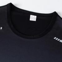 Paquete de 4/1/2 ropa deportiva de secado rápido con gradiente para hombres, ocio para adolescentes, Joker, manga corta, varios tamaños, colores mezclados, para correr y Fitness - details 12
