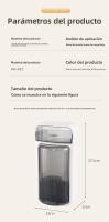 Organizador de cosméticos premium con soporte de pared giratorio de gran capacidad y tapa - details 0
