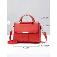 Bolso cruzado collage de gran capacidad, bolso de mujer minimalista moderno y multifuncional con estilo casual Mochila de lujo de alta gama - details 4