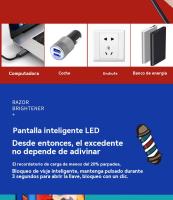 Afeitadoras para barba inteligente multifunción para casa traje hombre cortapelos profesional - details 16