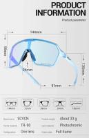 Scvcn gafas fotocromáticas de Color para ciclismo, lentes de sol UV400 para hombre y mujer, gafas de conducción para bicicleta de montaña y carretera, gafas deportivas de béisbol - details 10