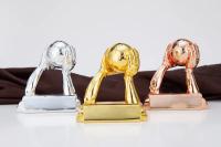Trofeos de fútbol, ​​porteros, guantes de oro, porteros, recuerdos de aficionados, soporte para contenido personalizado, logotipo - details 5