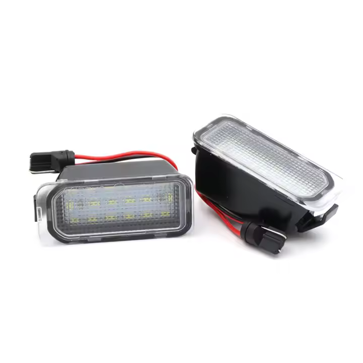 Par de luces LED para matrícula, para Ford Fiesta Focus S-MAX Grand C Max Mondeo Kuga Galaxy Ecosport Tourneo Transit Connect - 1