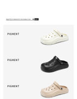 Agujero zapatos de los hombres de verano nuevo desgaste sandalias deportes zapatos de playa sandalias de los hombres de un pie medio bolsa de apoyo cabeza - details 2