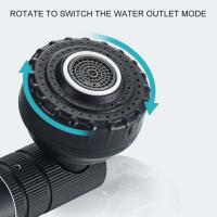 Lavabo de 1080 grados, fregadero de cocina, aireador de agua para baño, grifo negro, grifo calentado, mezclador Gourmet, grifería - details 8