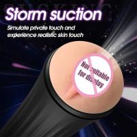 Embalaje privado SEXY Vagina de goma realista Suave Pocket Pussy Garganta profunda Masturbador masculino Copa Suministros para adultos Juguetes sexys para hombre JoinJJtoy - details 1