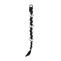 Horquilla de mariposa, cola de caballo trenzada larga, extensión de cabello, banda de goma, cola de poni, banda para el cabello Natural - details 3